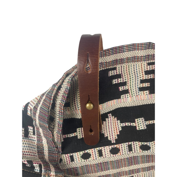 The Same Direction Aztec Purse Tribal Secret Shoulder Bag Woven Lightweight Boho - Picture 6 of 11
